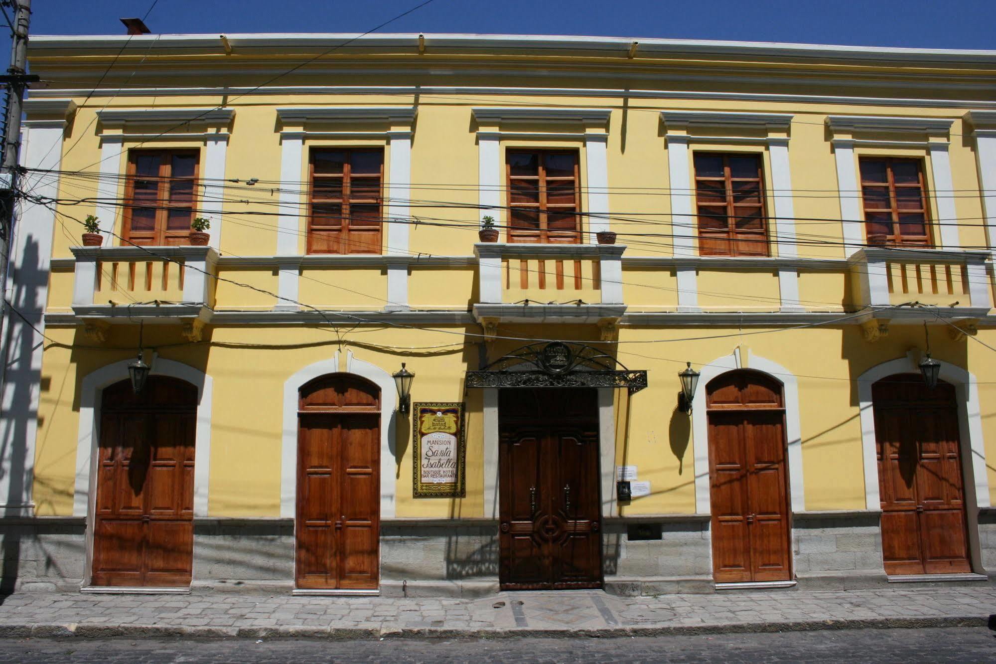 Hotel Spa Mansion Santa Isabella Riobamba Bagian luar foto